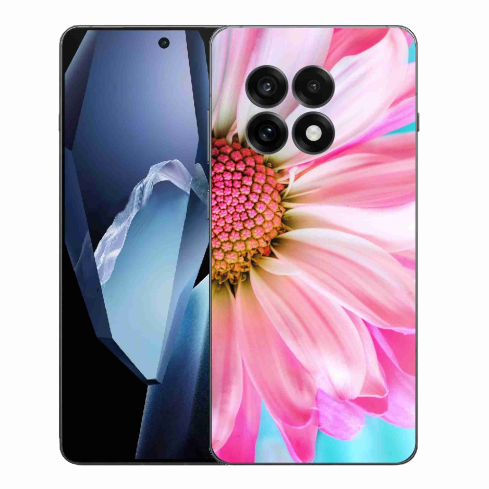 Gelový kryt mmCase na One Plus 13R - růžová květina