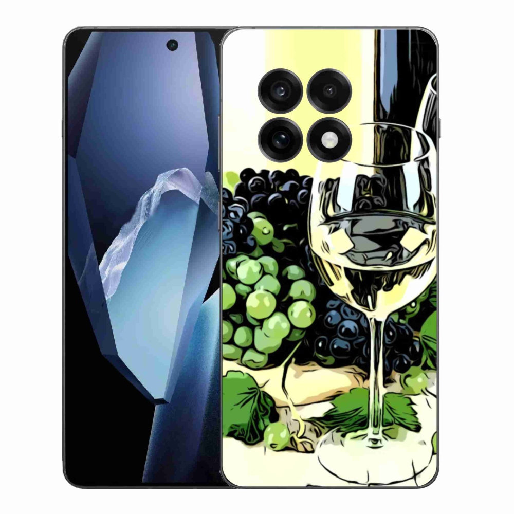 Gelový kryt mmCase na One Plus 13R - sklenka vína