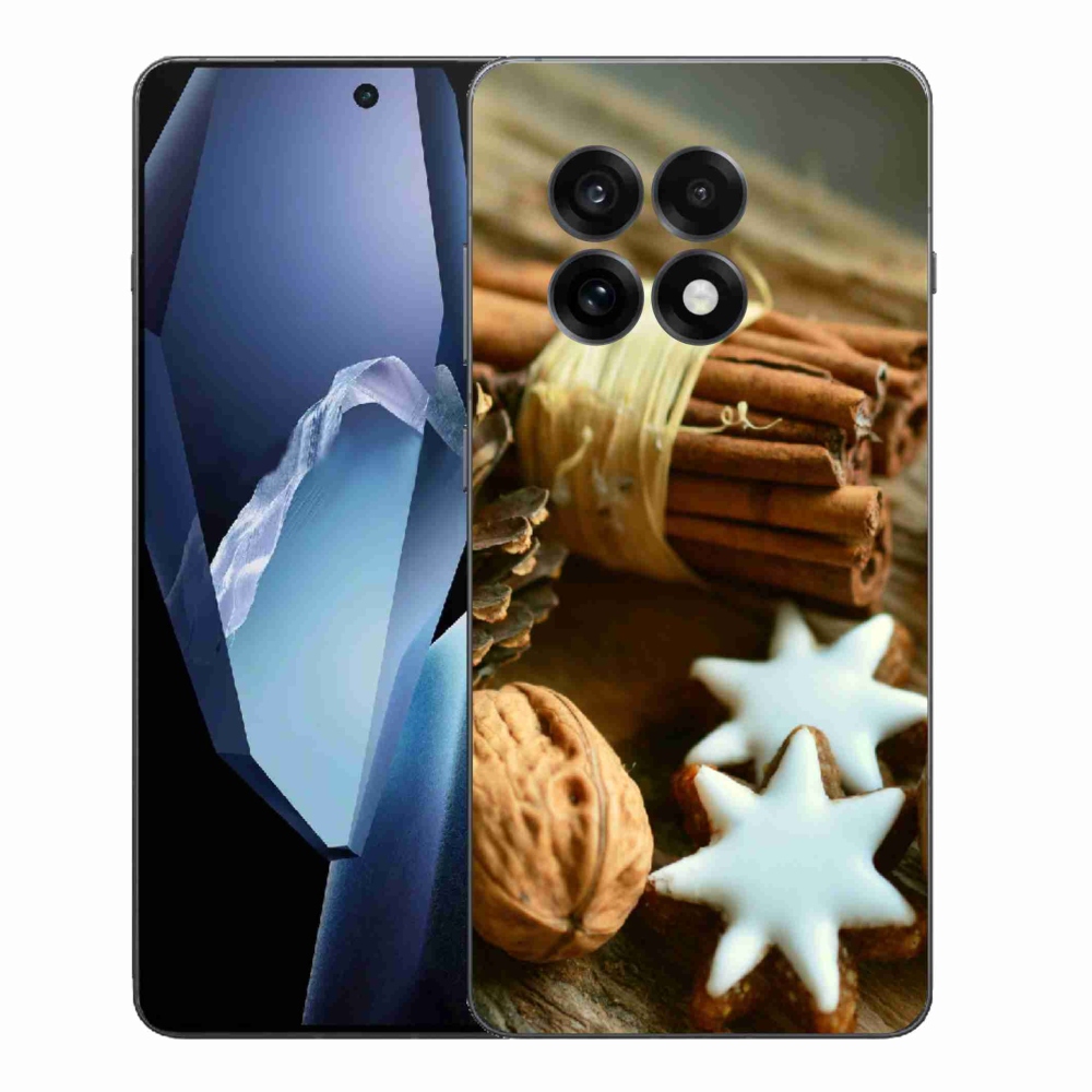 Gelový kryt mmCase na One Plus 13R - skořice a perníčky