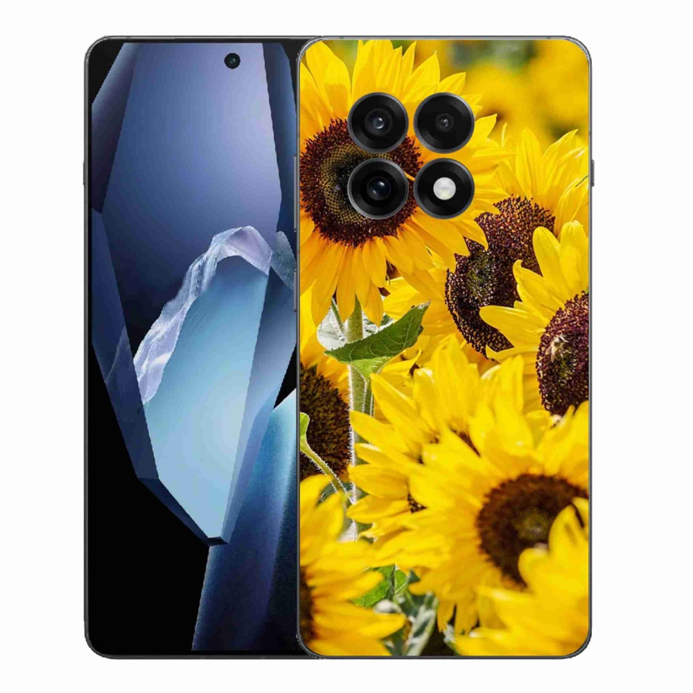 Gelový kryt mmCase na One Plus 13R - slunečnice