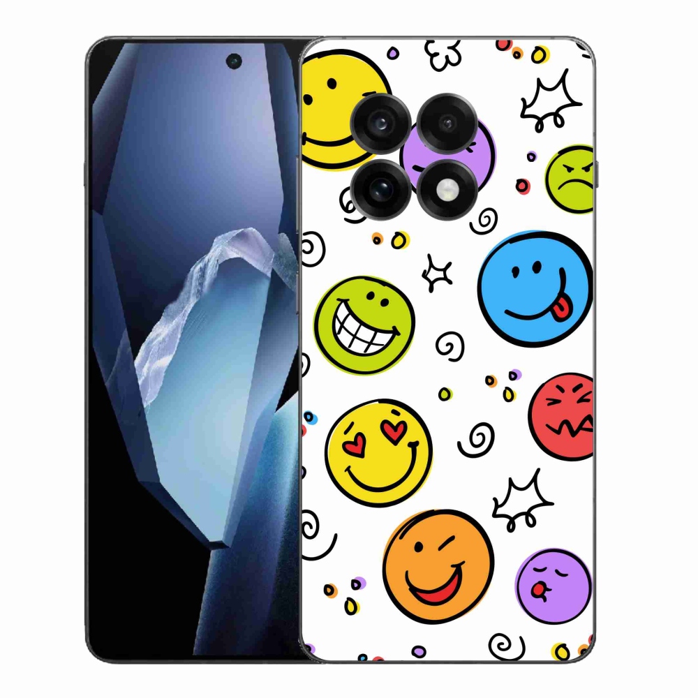 Gelový kryt mmCase na One Plus 13R - smajlíci