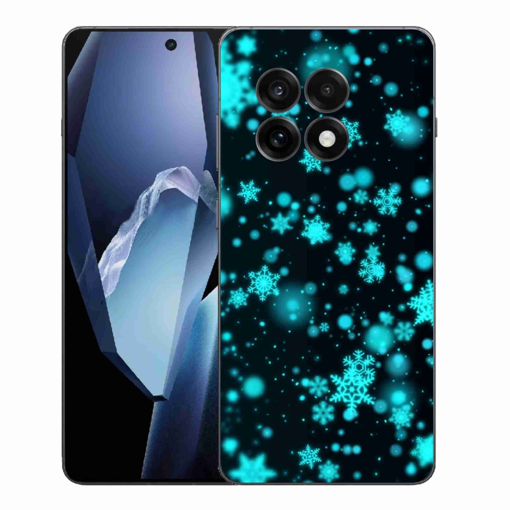 Gelový kryt mmCase na One Plus 13R - sněhové vločky 1