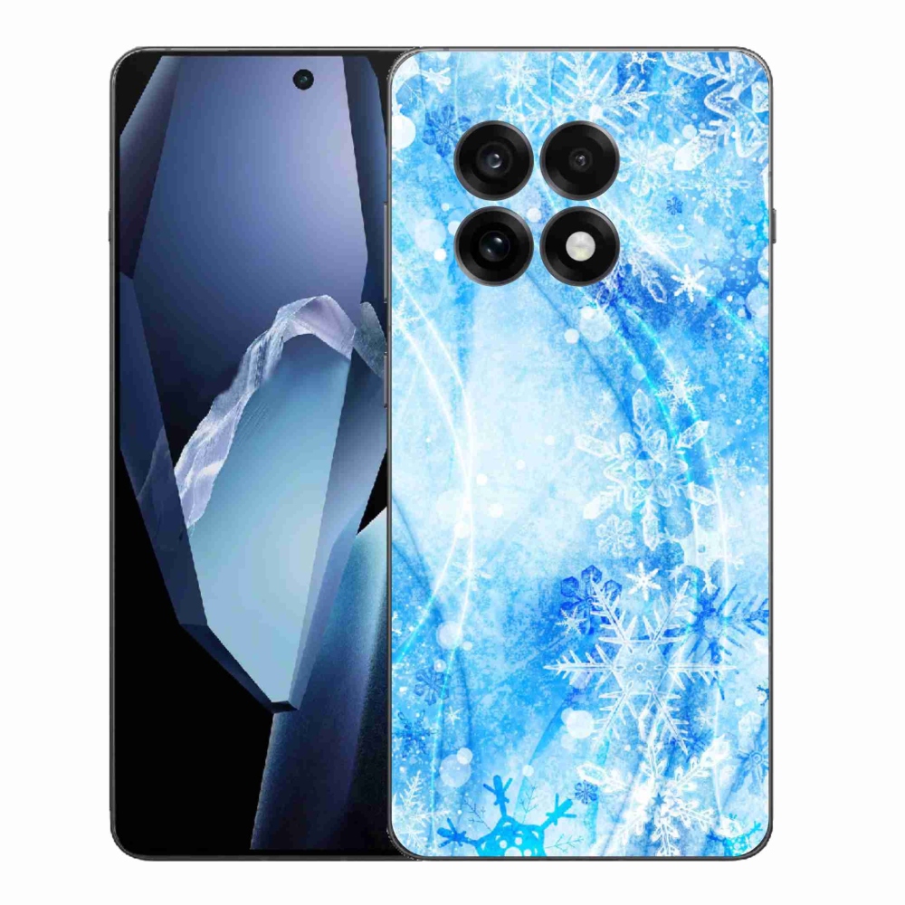 Gelový kryt mmCase na One Plus 13R - sněhové vločky