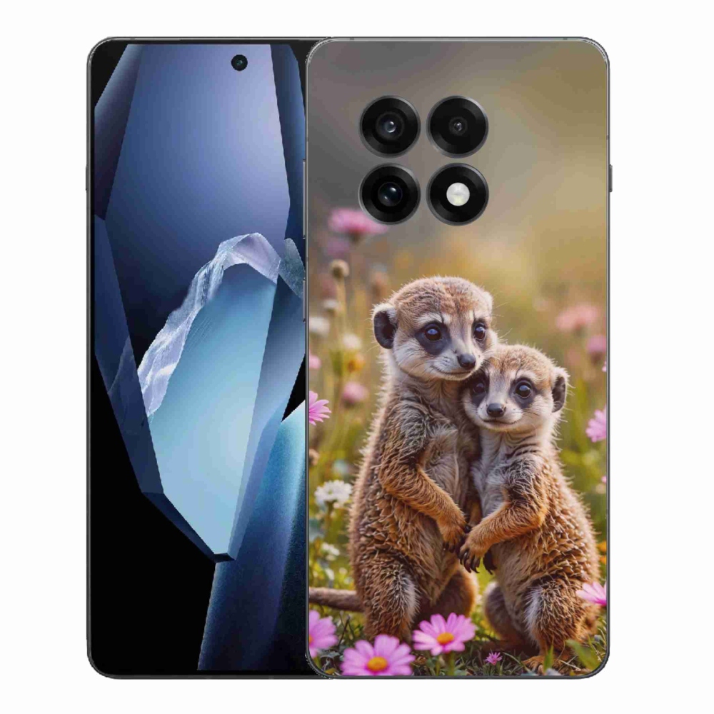 Gelový kryt mmCase na One Plus 13R - surikatí duo