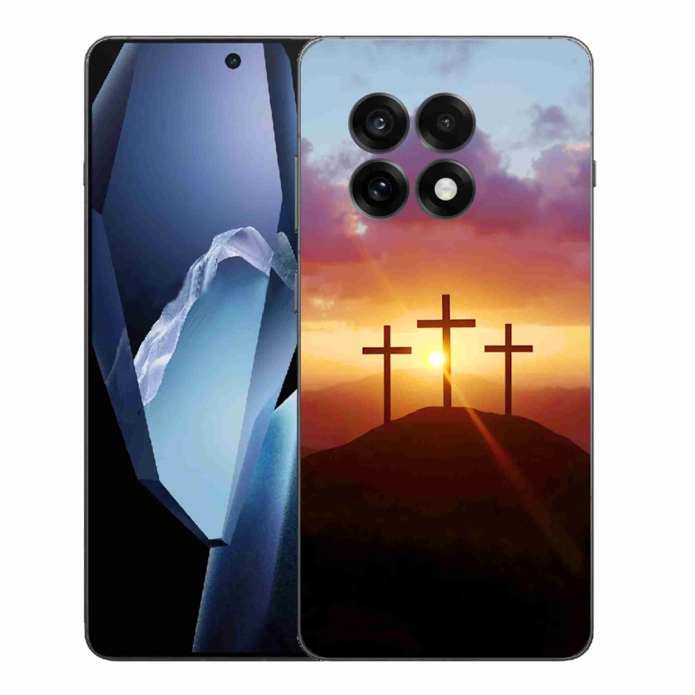 Gelový kryt mmCase na One Plus 13R - tři kříže