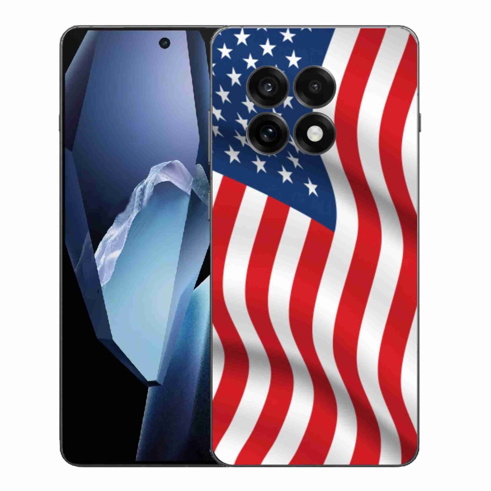 Gelový kryt mmCase na One Plus 13R - USA vlajka