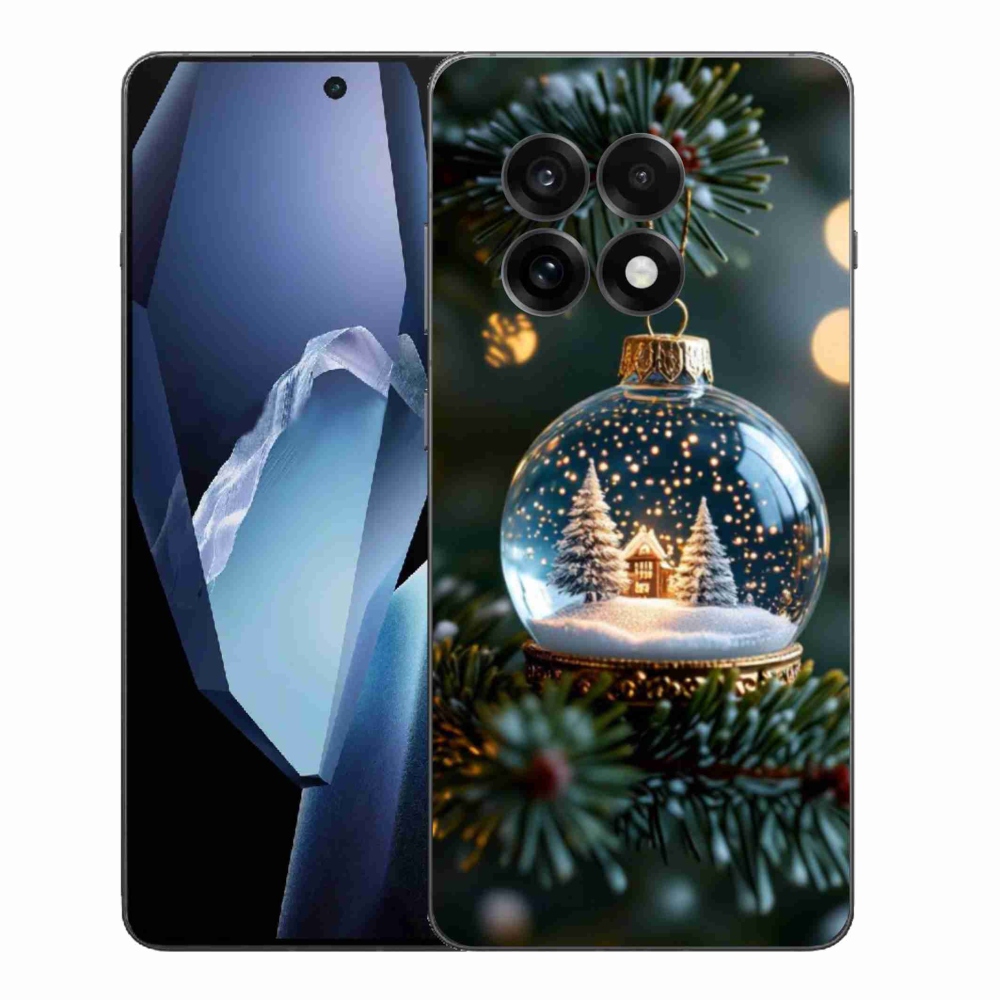 Gelový kryt mmCase na One Plus 13R - vánoční koule 2