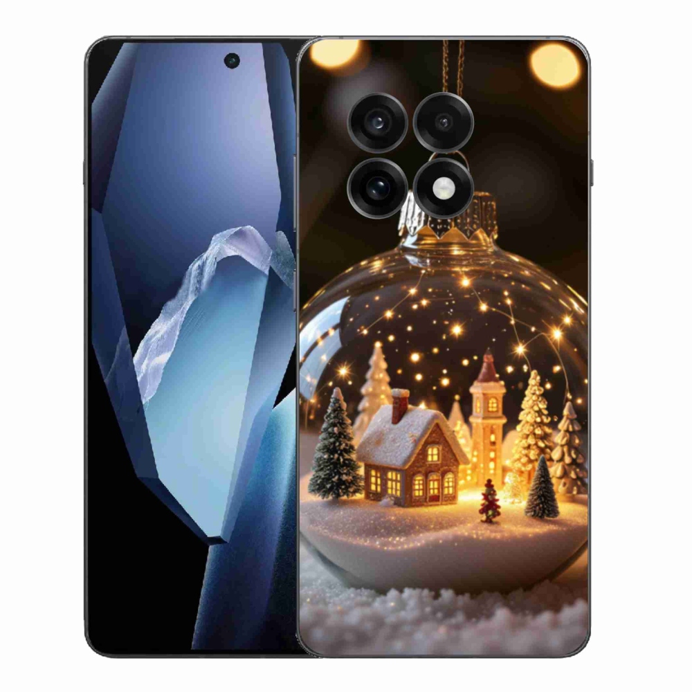 Gelový kryt mmCase na One Plus 13R - vánoční koule 3