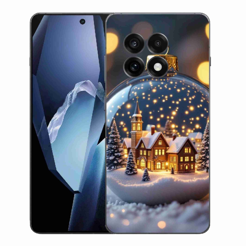 Gelový kryt mmCase na One Plus 13R - vánoční koule 4