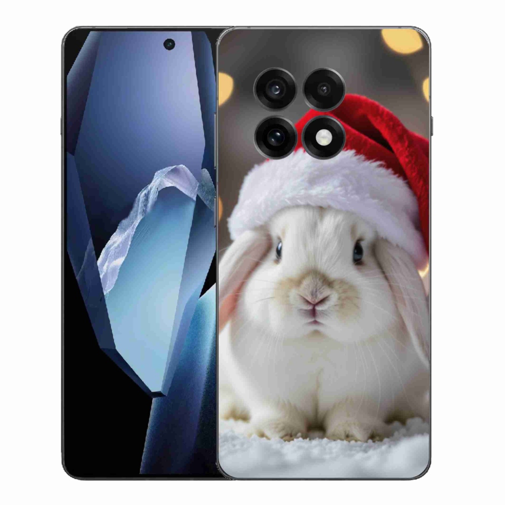 Gelový kryt mmCase na One Plus 13R - vánoční králík