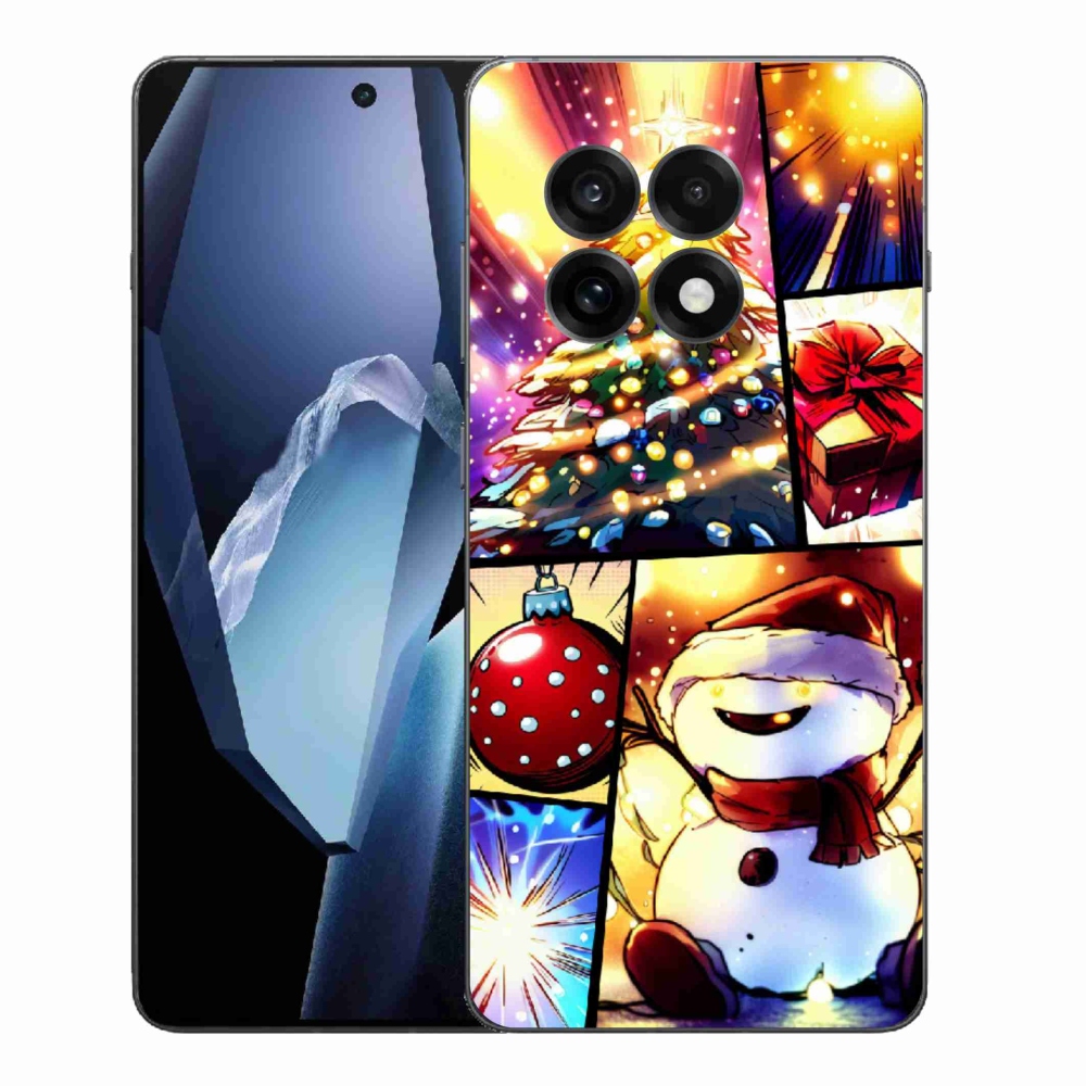 Gelový kryt mmCase na One Plus 13R - vánoční motivy 1