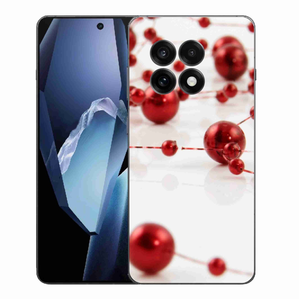 Gelový kryt mmCase na One Plus 13R - vánoční řetěz