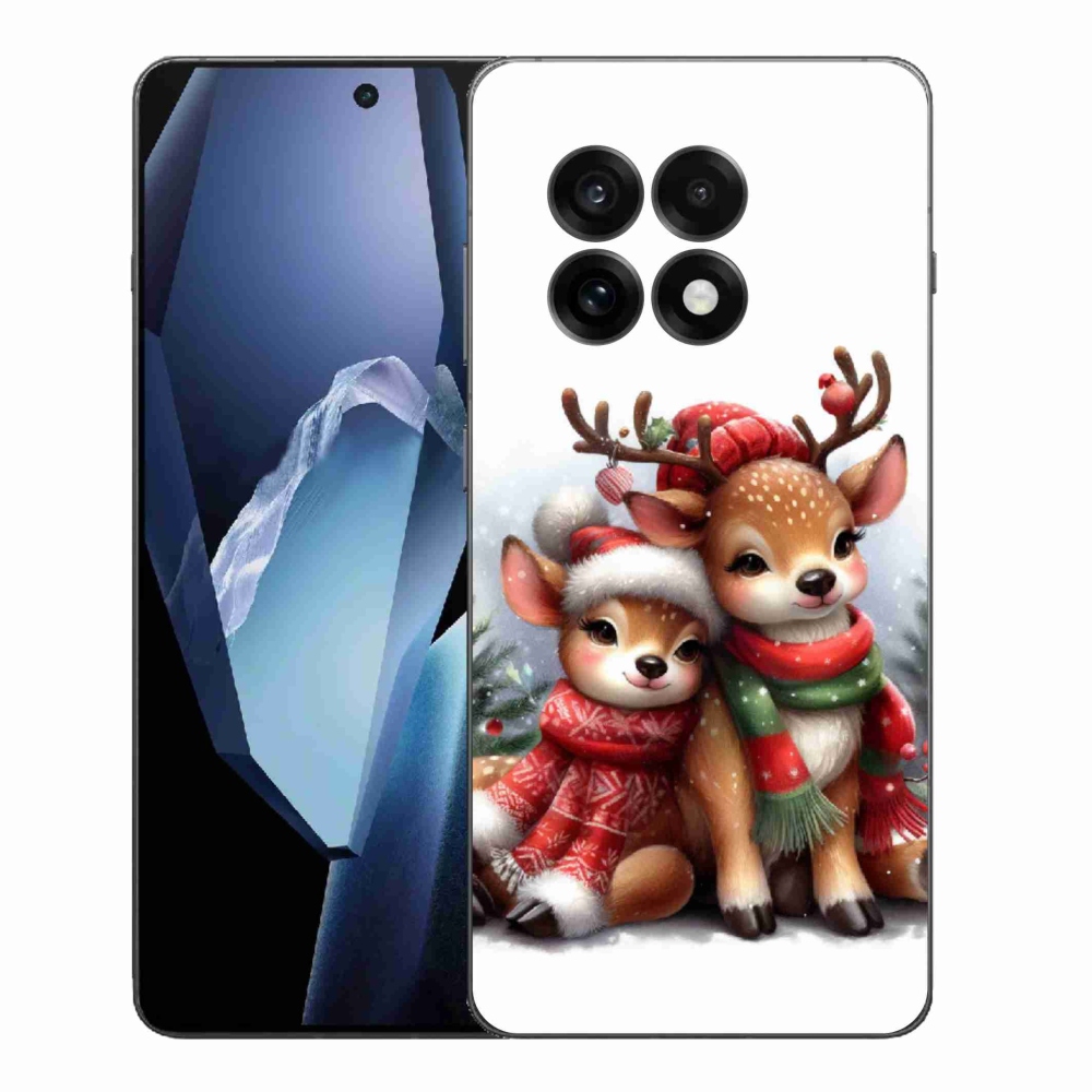 Gelový kryt mmCase na One Plus 13R - vánoční sobi