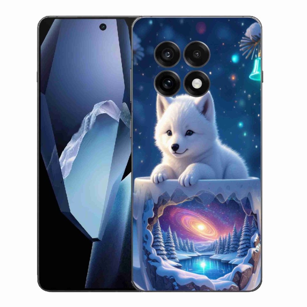 Gelový kryt mmCase na One Plus 13R - vánoční štěně