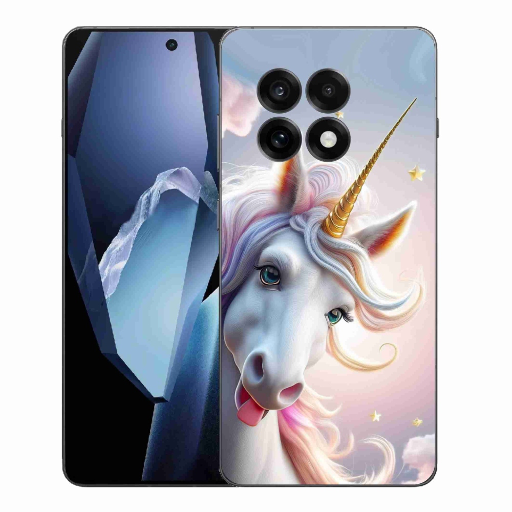 Gelový kryt mmCase na One Plus 13R - veselý jednorožec