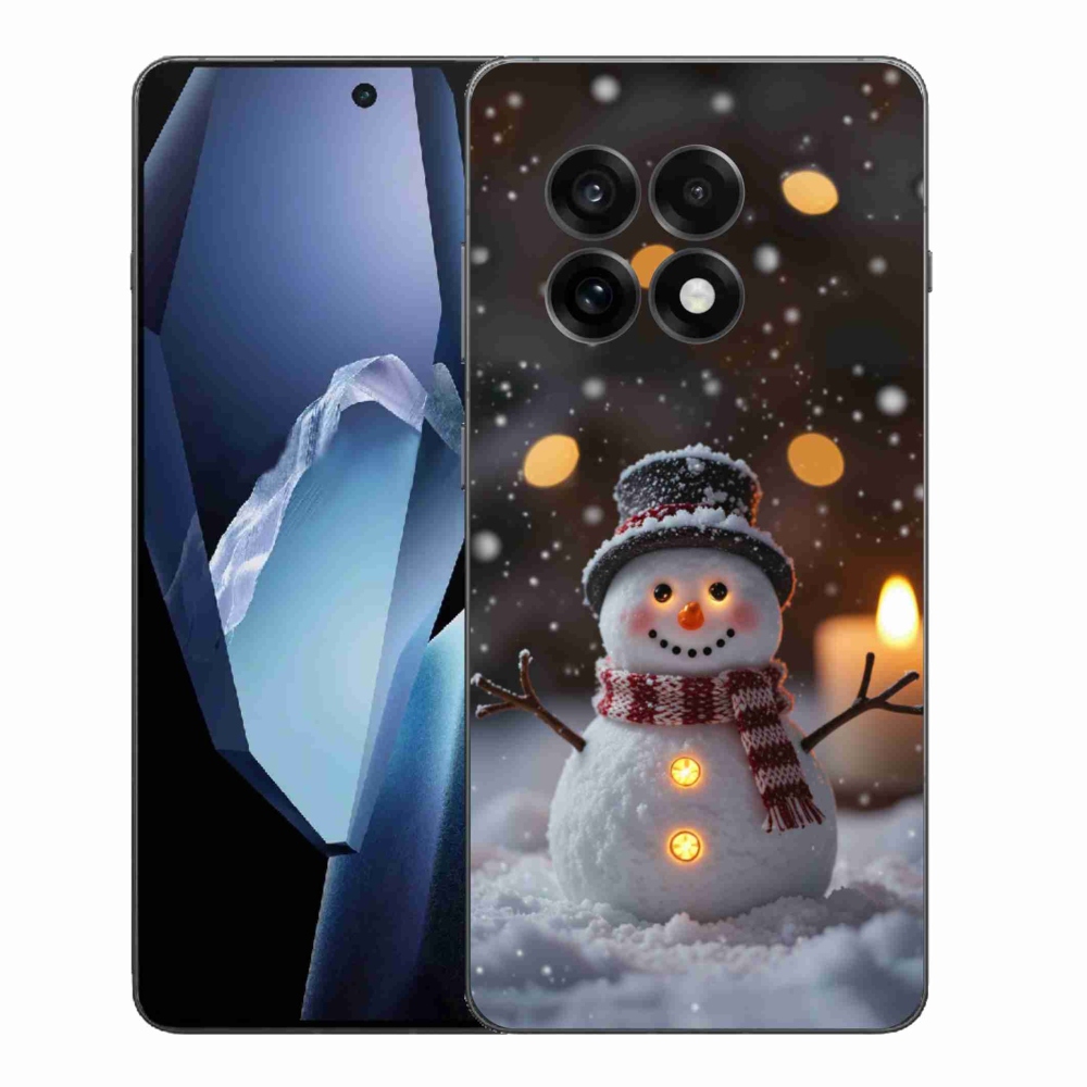 Gelový kryt mmCase na One Plus 13R - veselý sněhulák