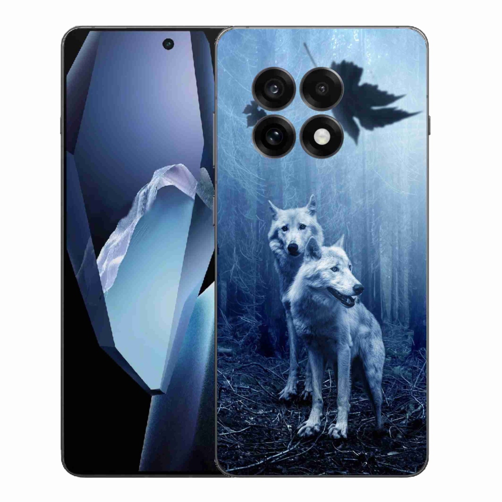 Gelový kryt mmCase na One Plus 13R - vlci v lese
