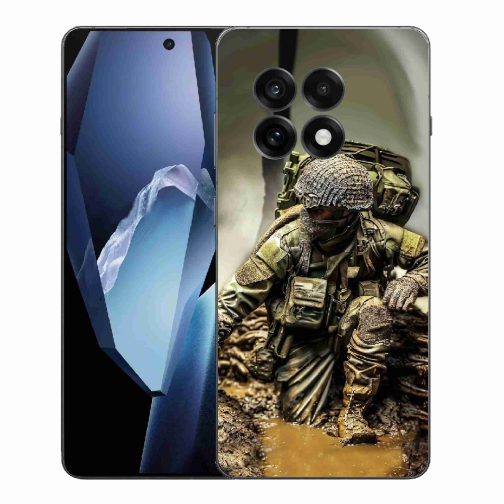 Gelový kryt mmCase na One Plus 13R - voják