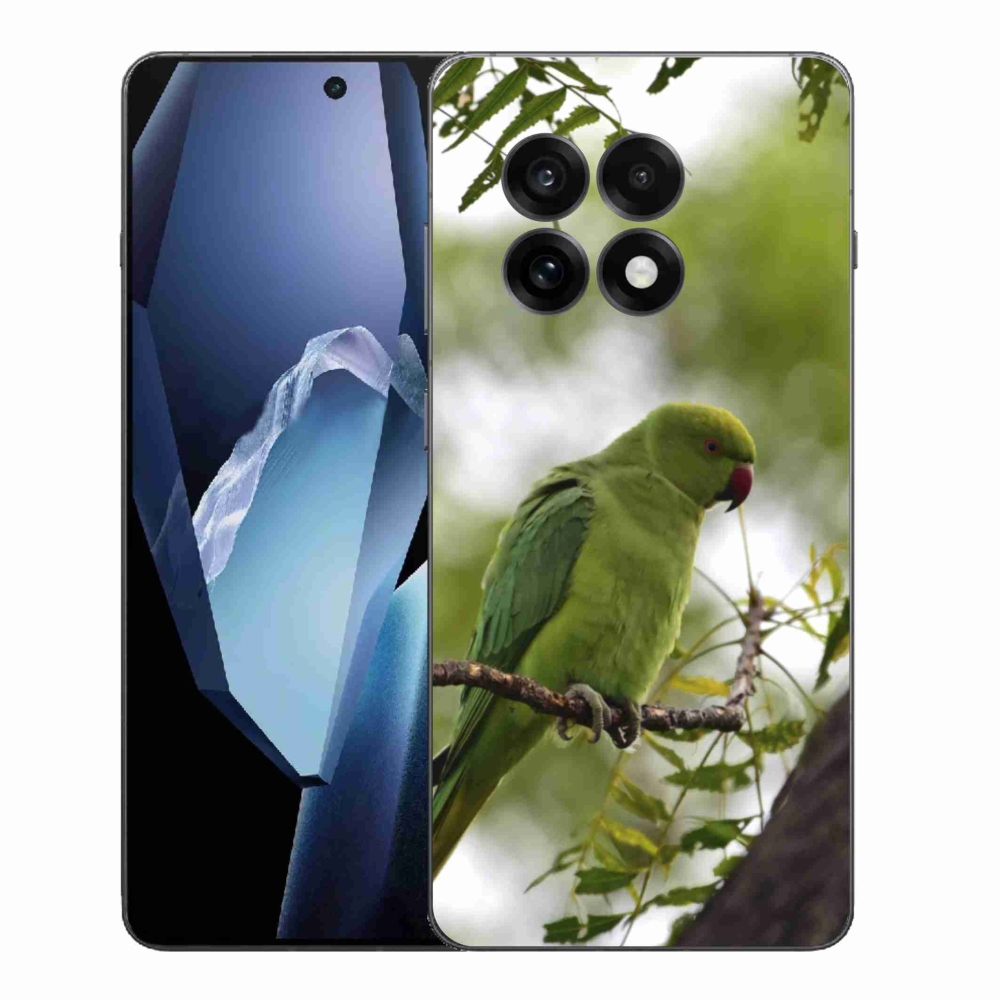 Gelový kryt mmCase na One Plus 13R - zelený papoušek