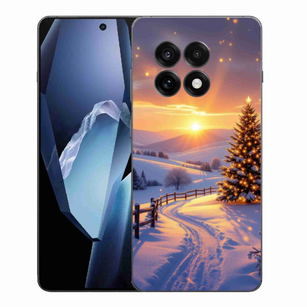 Gelový kryt mmCase na One Plus 13R - zimní krajina