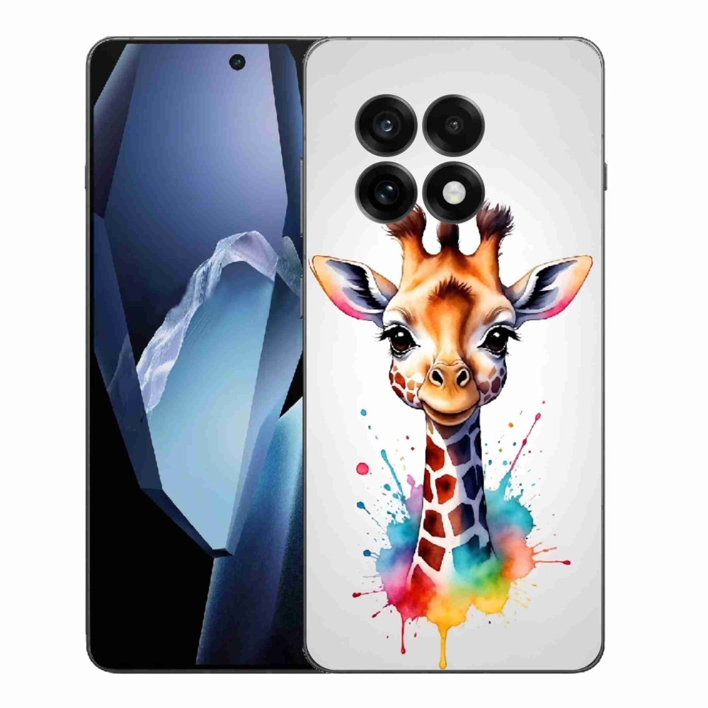 Gelový kryt mmCase na One Plus 13R - žirafa 1