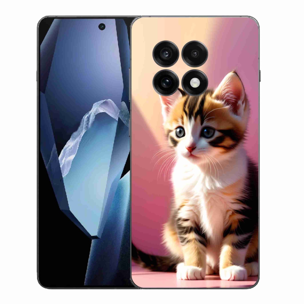 Gelový kryt mmCase na One Plus 13R - zvědavé kotě 2