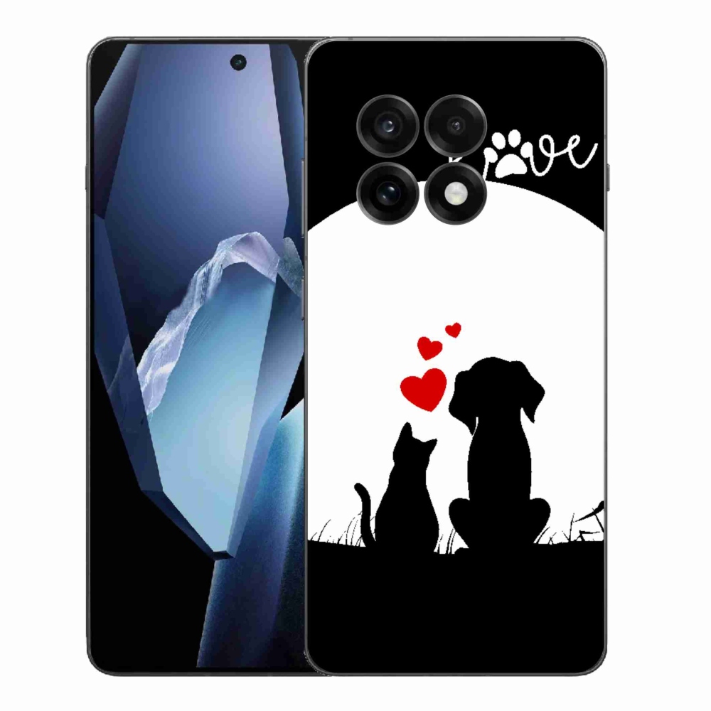 Gelový kryt mmCase na One Plus 13R - zvířecí láska