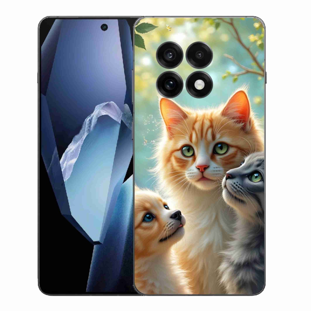 Gelový kryt mmCase na One Plus 13R - zvířecí přátelství 2