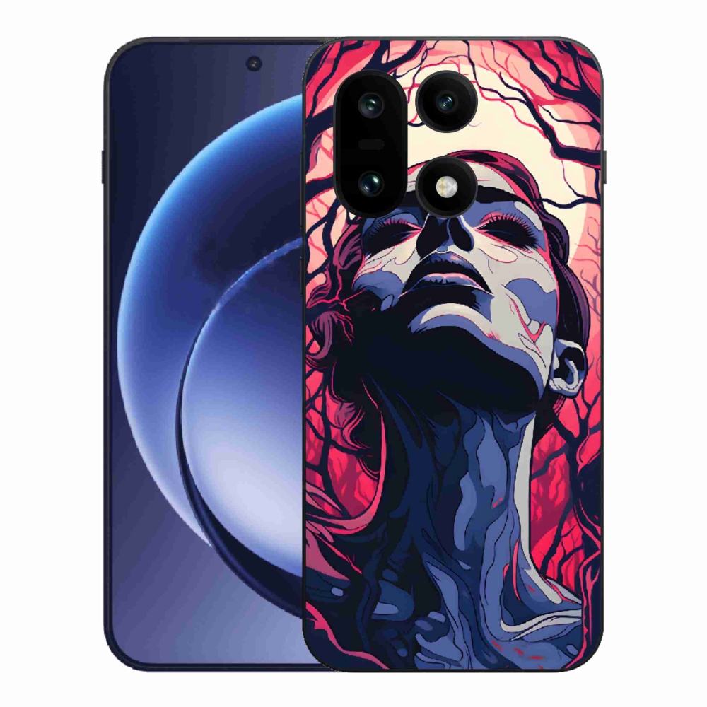 Gelový kryt mmCase na One Plus 15 - abstraktní obličej