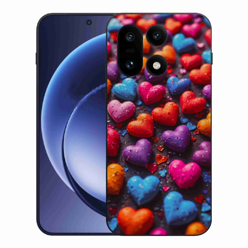 Gelový kryt mmCase na One Plus 15 - barevná srdce