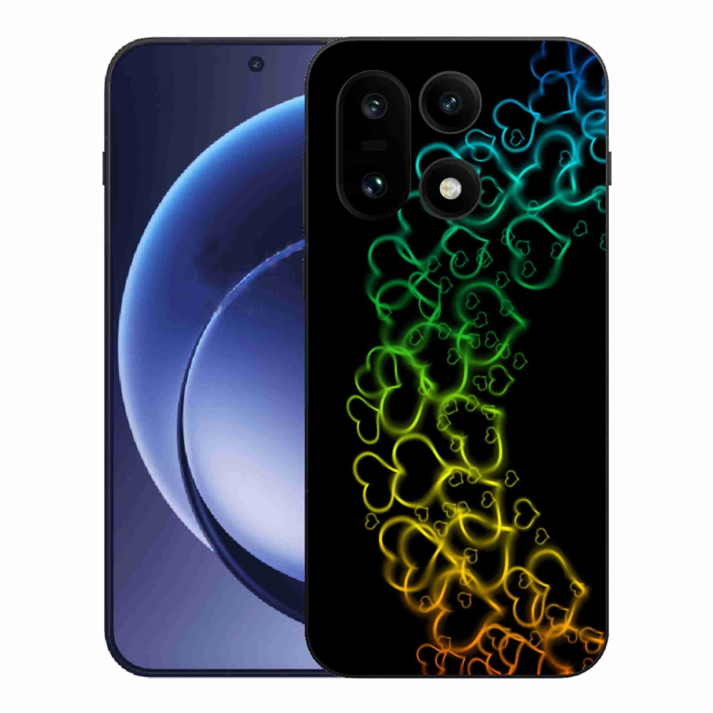 Gelový kryt mmCase na One Plus 15 - barevná srdíčka