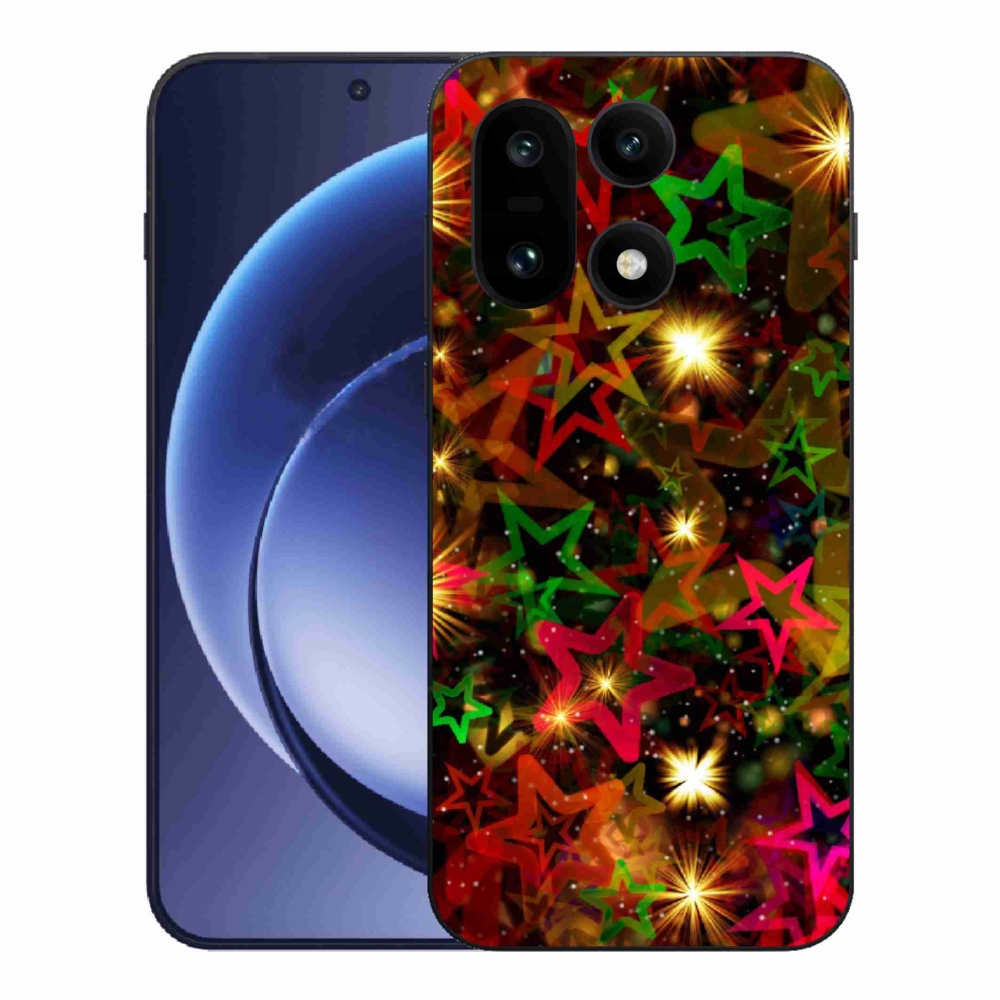 Gelový kryt mmCase na One Plus 15 - barevné hvězdičky