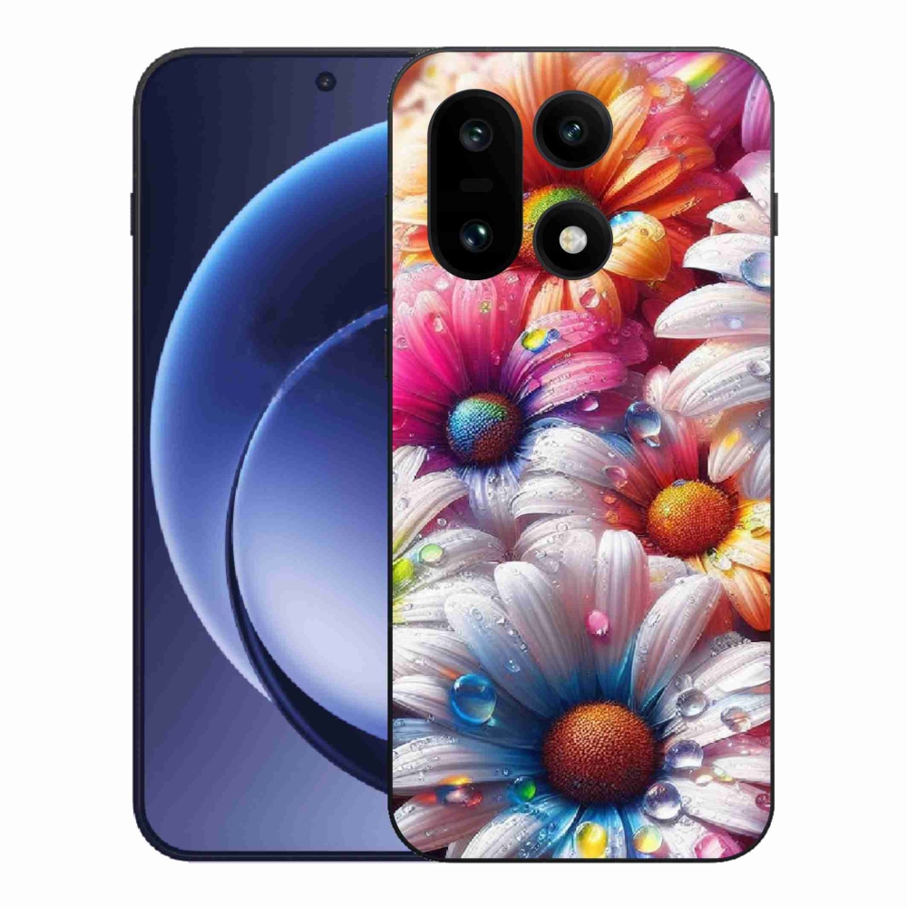 Gelový kryt mmCase na One Plus 15 - barevné kopretiny
