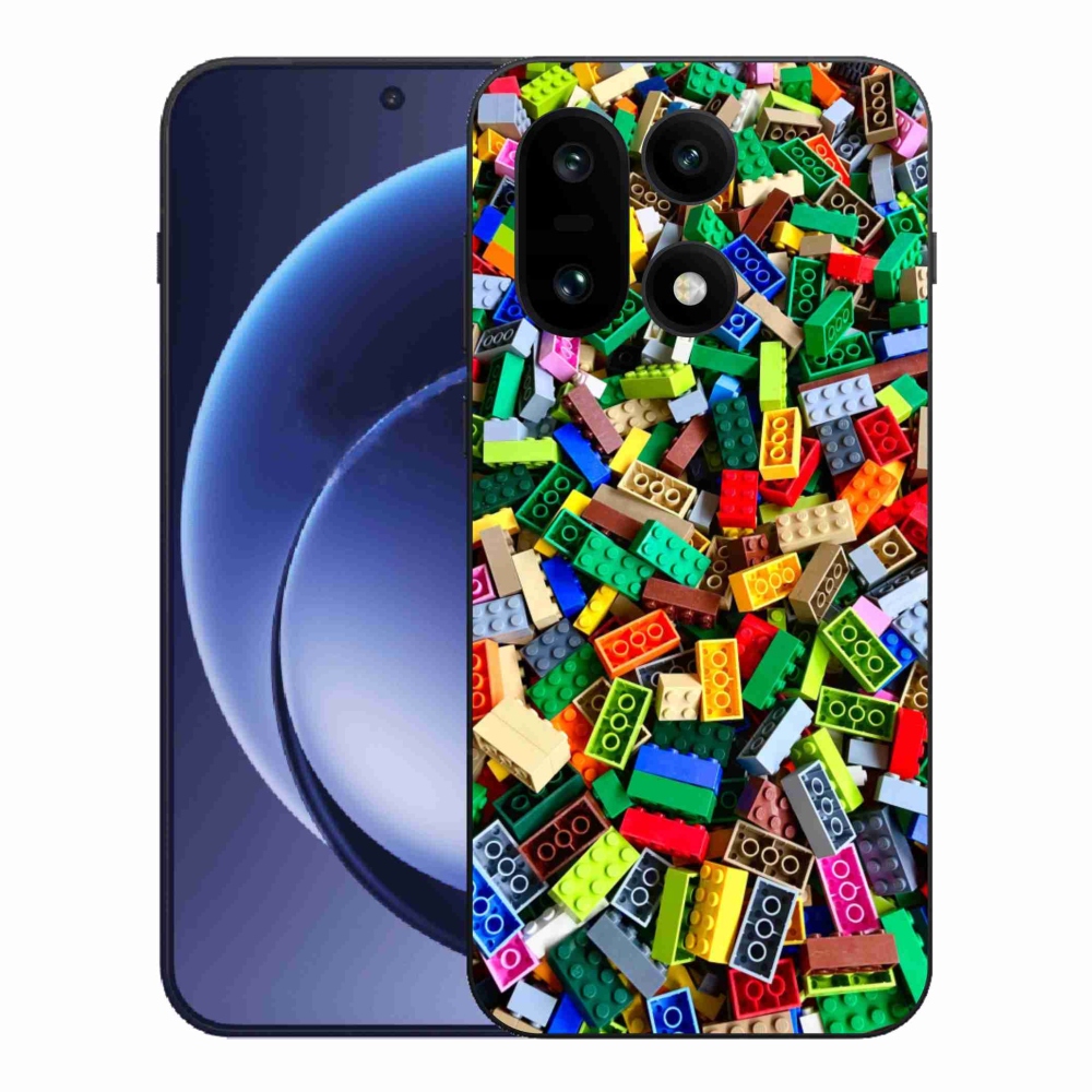 Gelový kryt mmCase na One Plus 15 - barevné stavební kostky