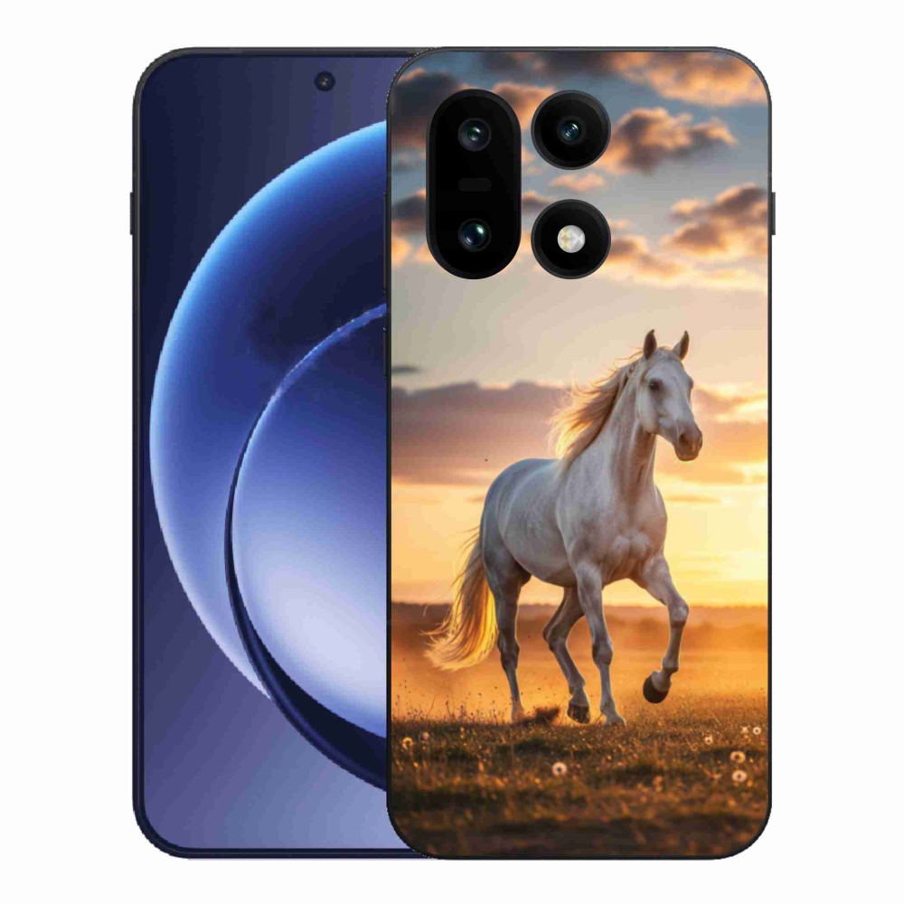 Gelový kryt mmCase na One Plus 15 - běžící bílý kůň 2