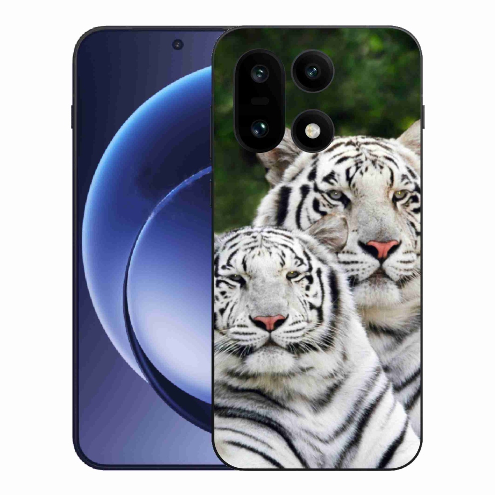 Gelový kryt mmCase na One Plus 15 - bílí tygři