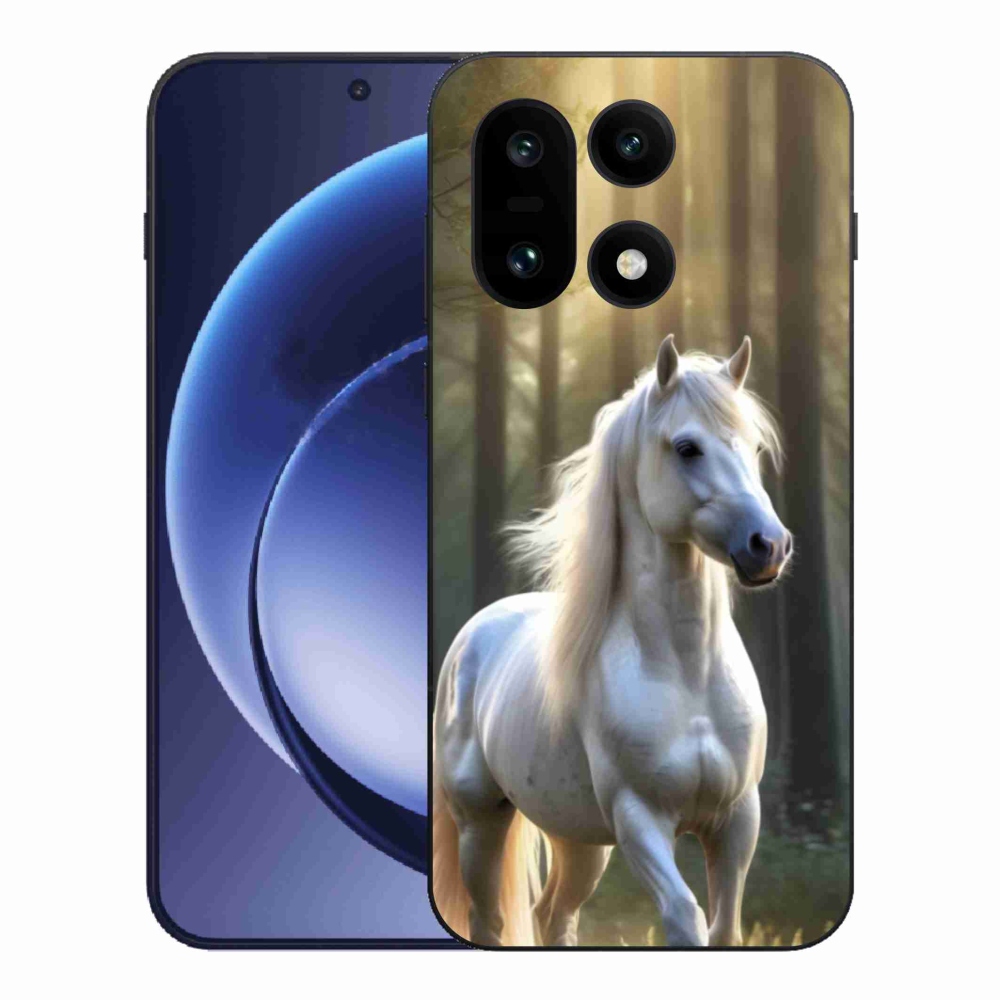Gelový kryt mmCase na One Plus 15 - bílý kůň 3