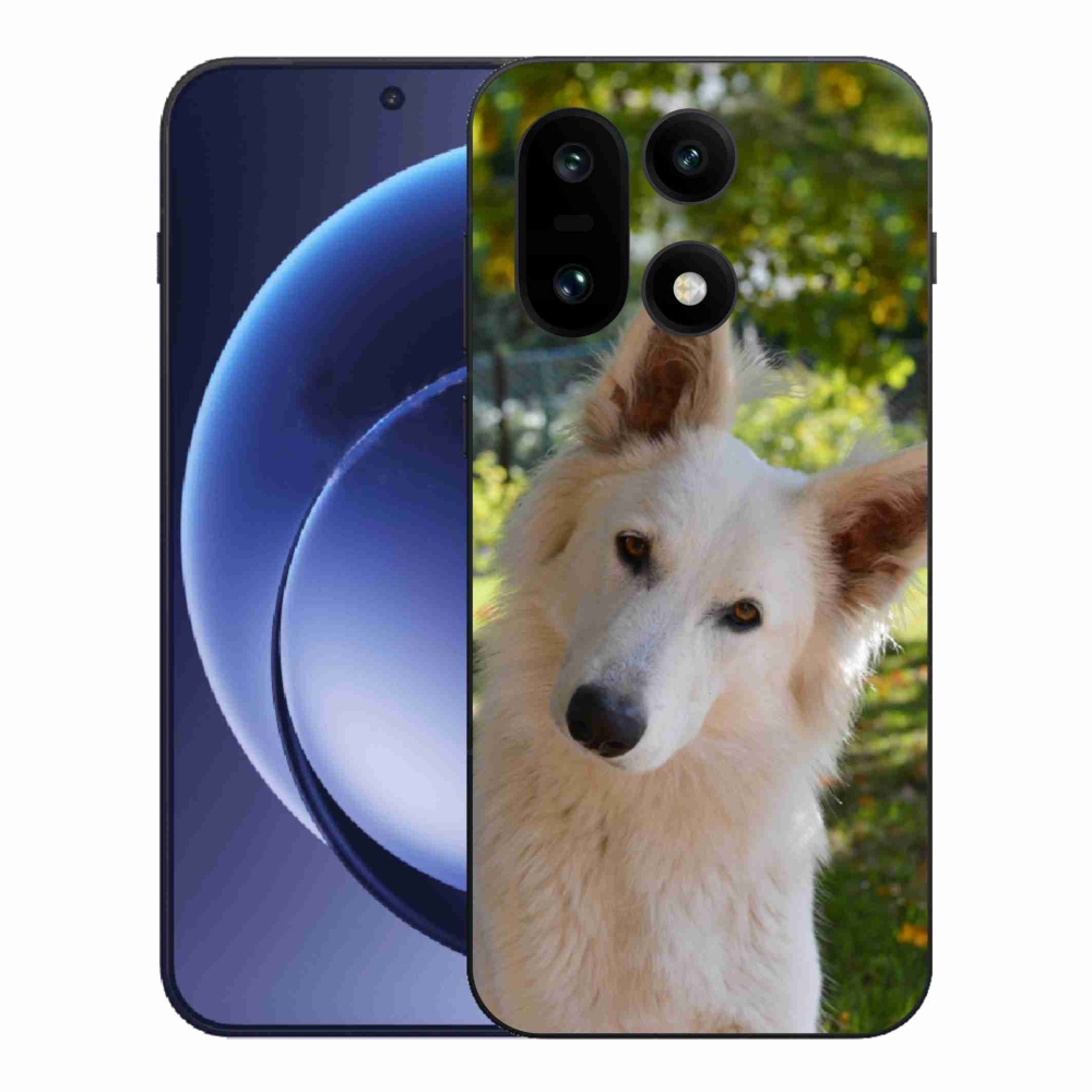 Gelový kryt mmCase na One Plus 15 - bílý švýcarský ovčák 1