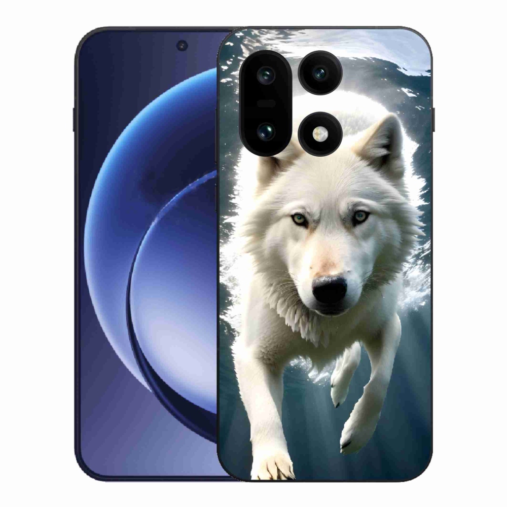 Gelový kryt mmCase na One Plus 15 - bílý vlk
