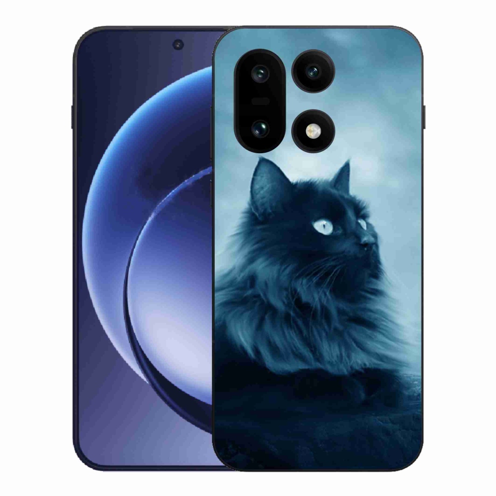 Gelový kryt mmCase na One Plus 15 - černá kočka 1