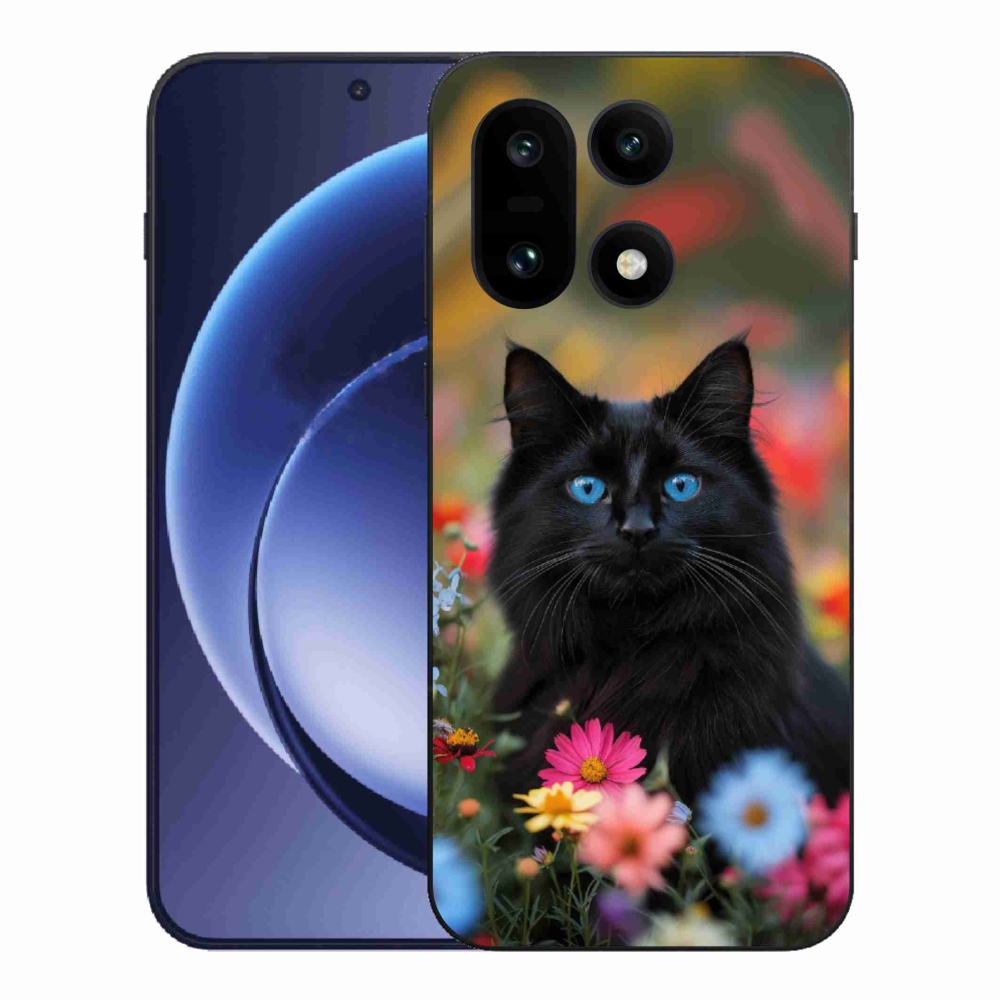Gelový kryt mmCase na One Plus 15 - černé kotě 4
