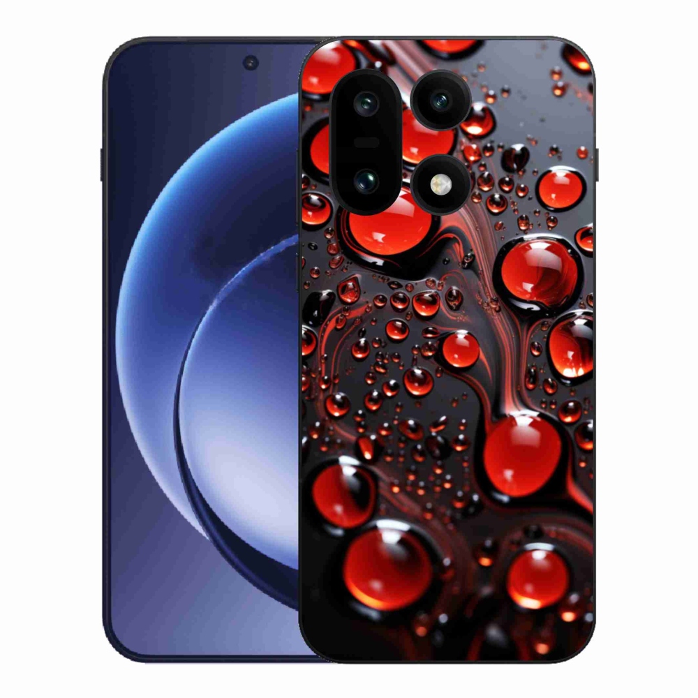 Gelový kryt mmCase na One Plus 15 - červené kapky 2