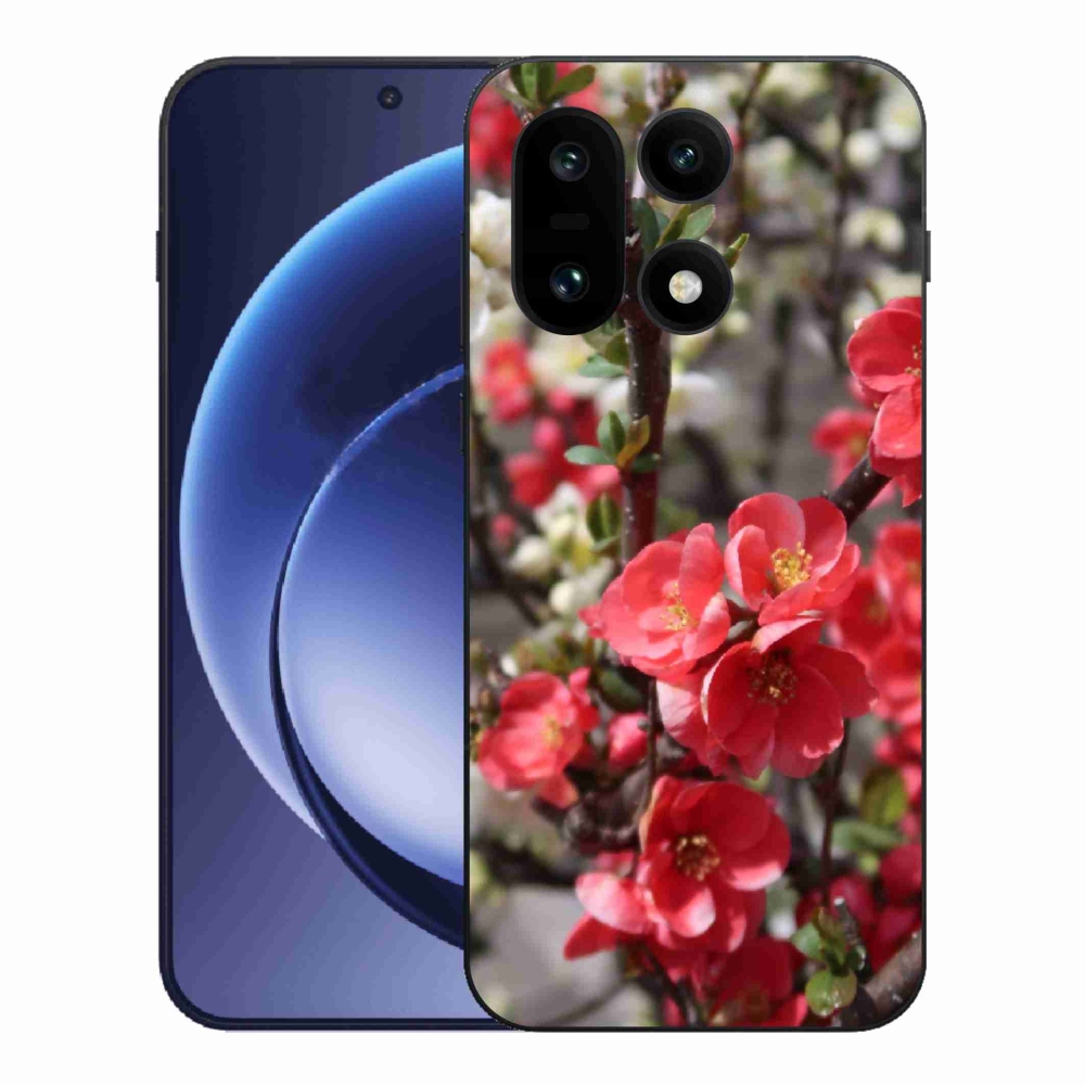 Gelový kryt mmCase na One Plus 15 - červené květy