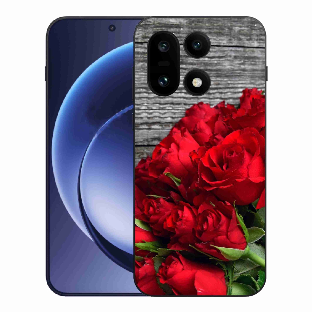 Gelový kryt mmCase na One Plus 15 - červené růže
