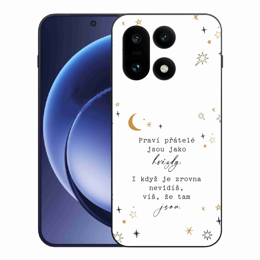 Gelový kryt mmCase na One Plus 15 - citát 6 bílé pozadí