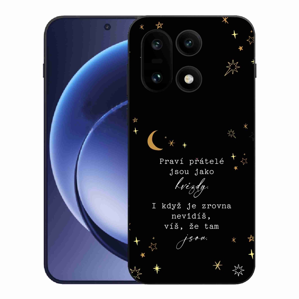 Gelový kryt mmCase na One Plus 15 - citát 6 černé pozadí