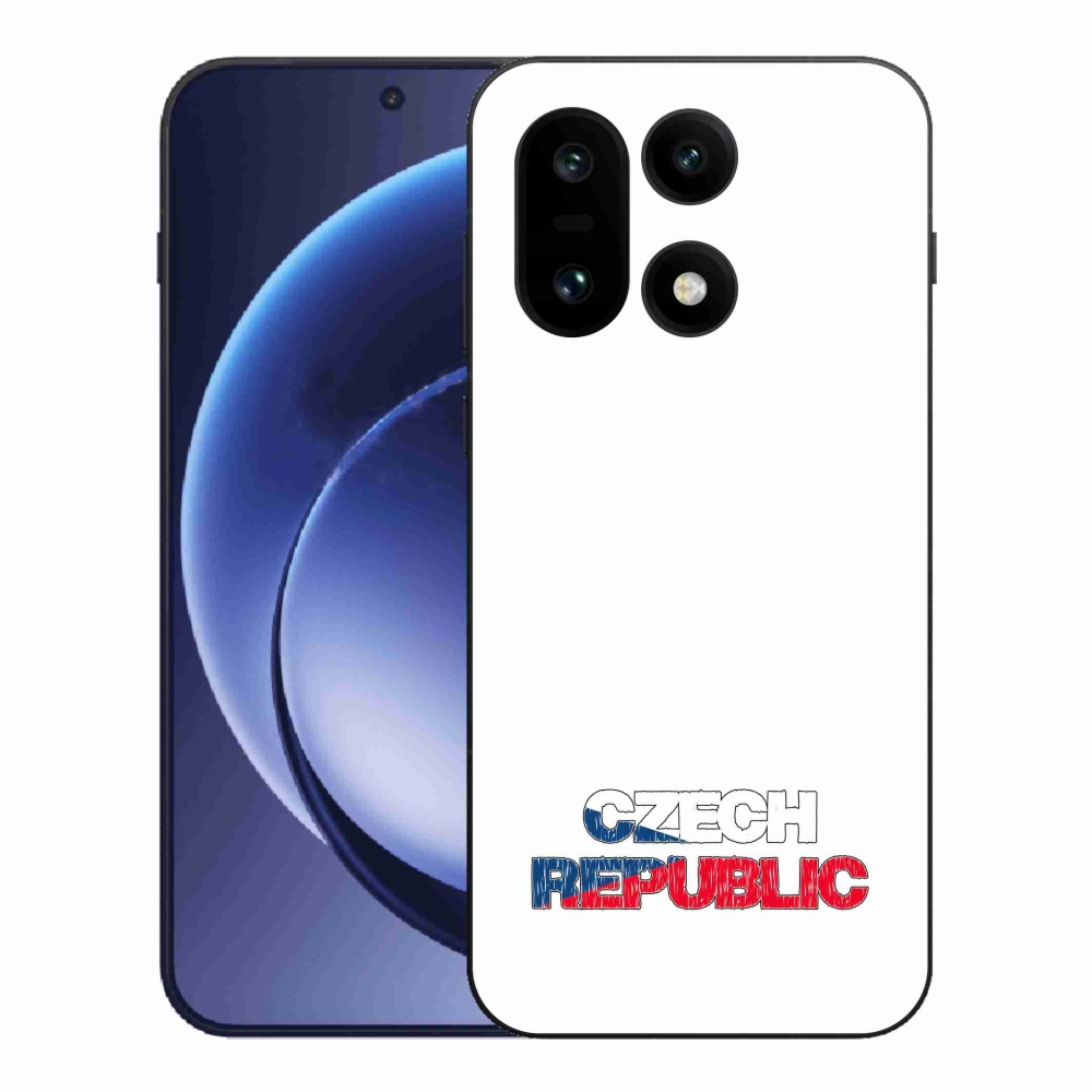 Gelový kryt mmCase na One Plus 15 - Czech Republic bílé pozadí