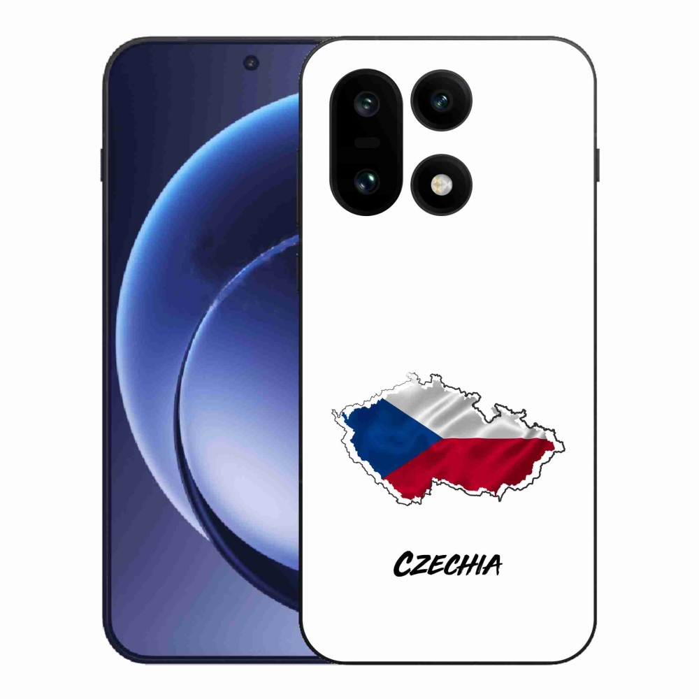 Gelový kryt mmCase na One Plus 15 - Czechia bílé pozadí