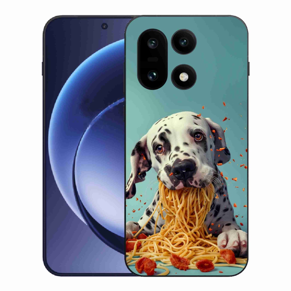 Gelový kryt mmCase na One Plus 15 - dalmatin a špagety