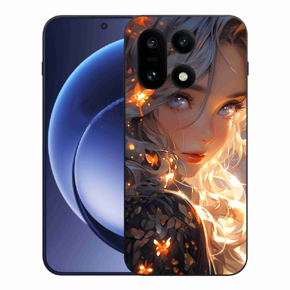 Gelový kryt mmCase na One Plus 15 - dívka a motýli